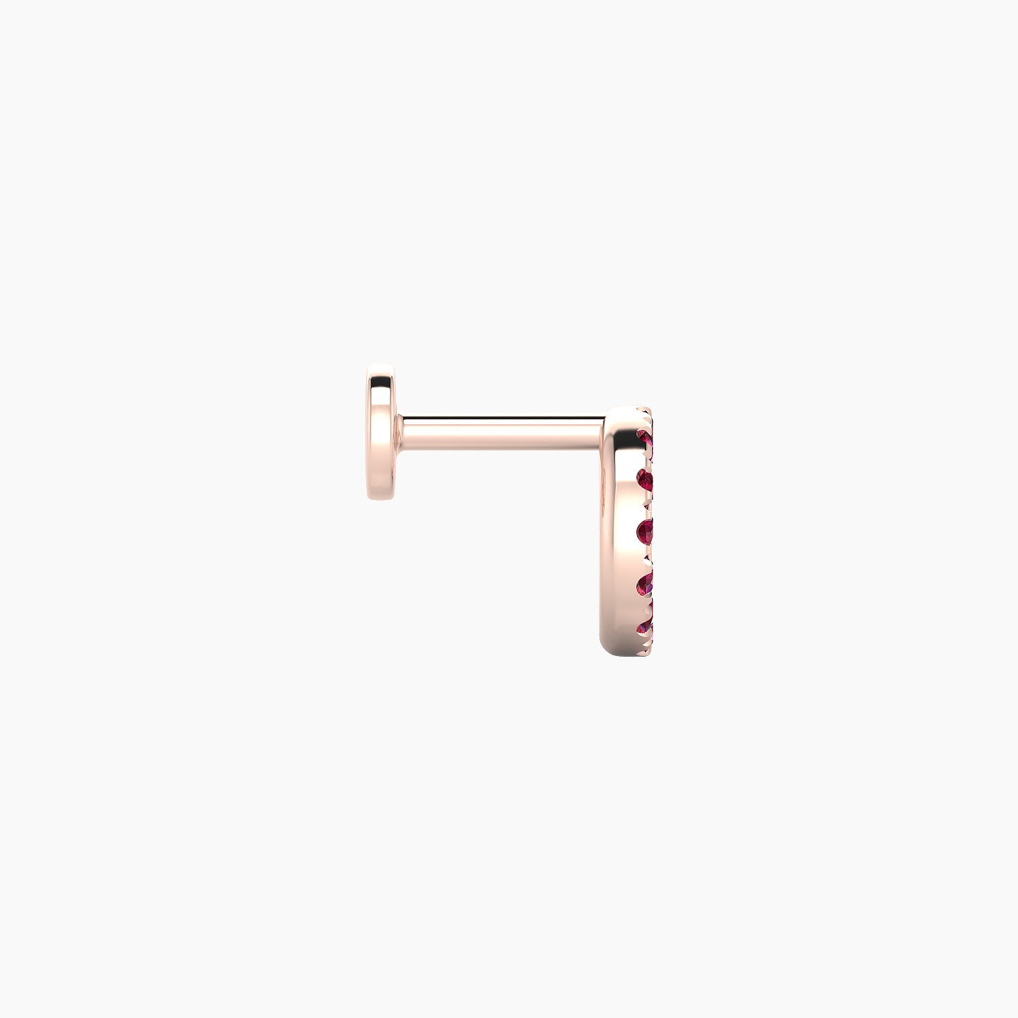 Sulis | 18k Rose Gold 5 mm 6.5 mm Ruby Piercing