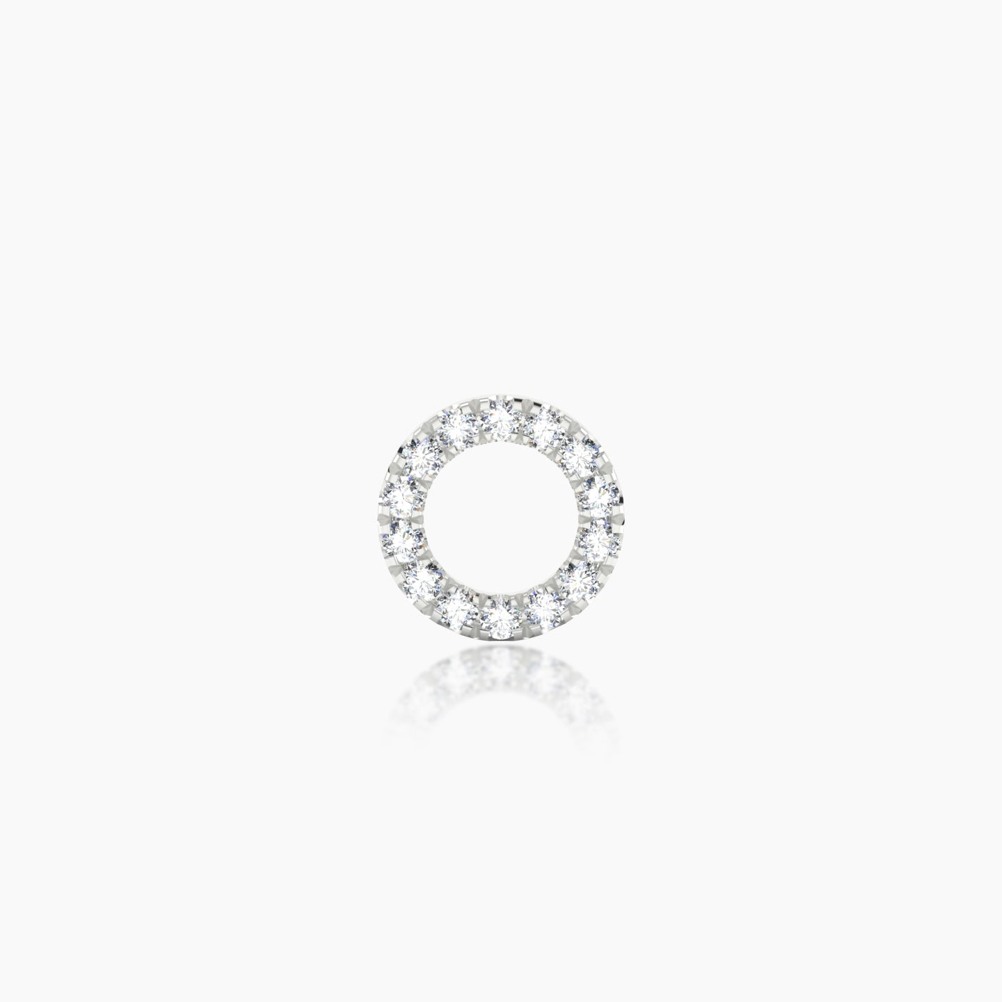 Sulis | 18k White Gold 6.5 mm Diamond Piercing