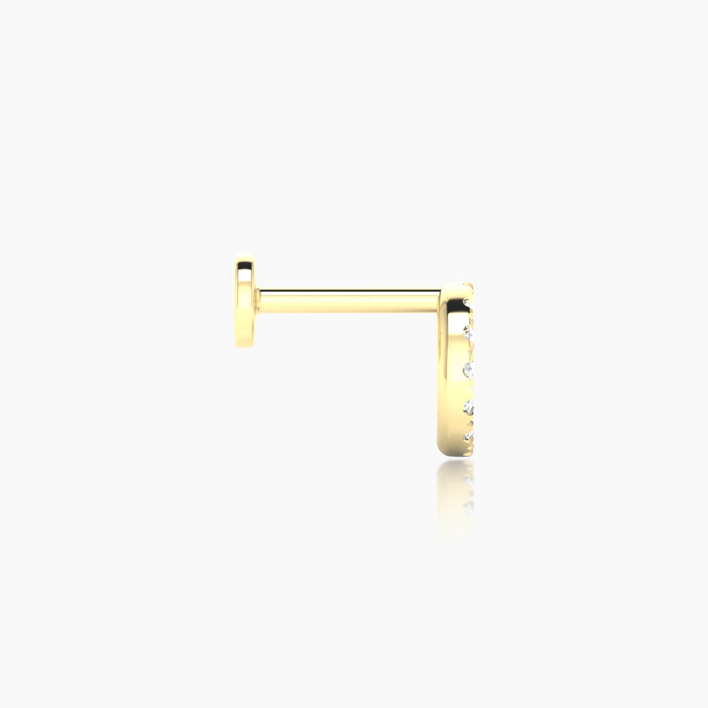 Sulis | 18k Yellow Gold 6.5 mm Diamond Piercing