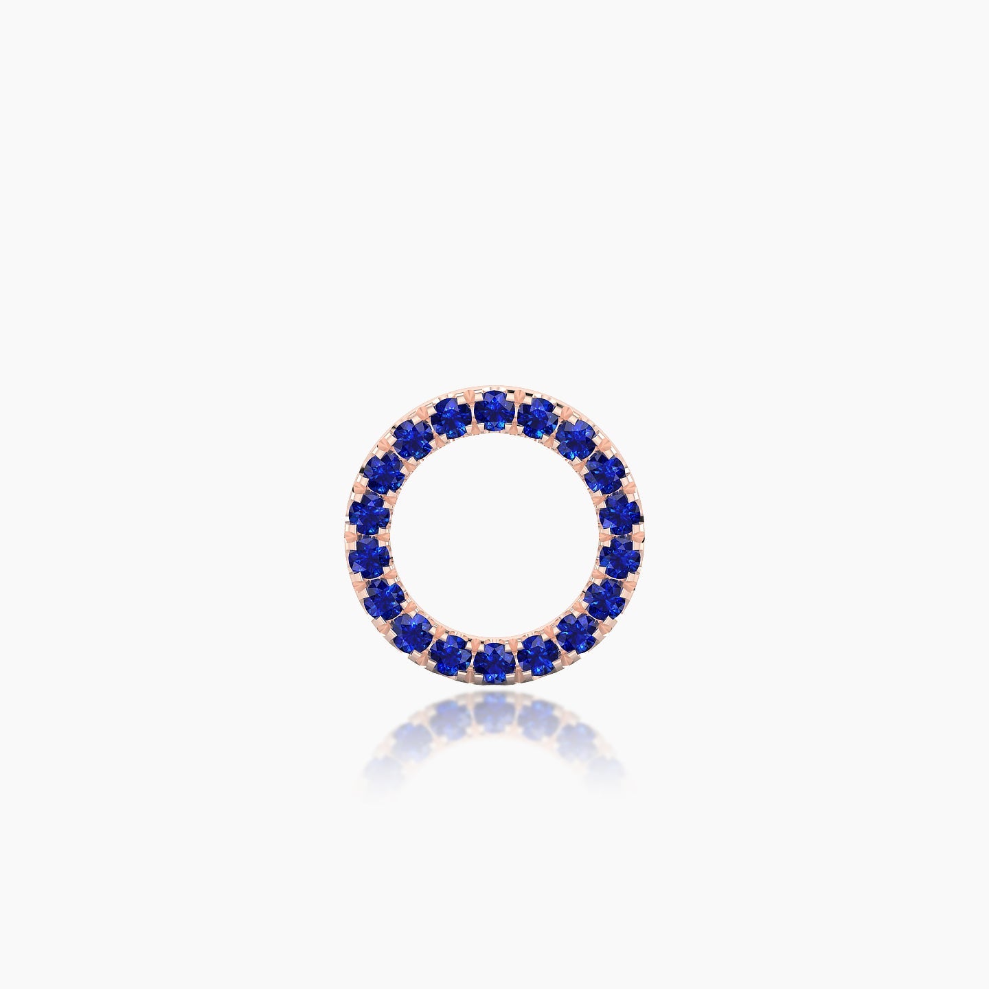 Sulis | 18k Rose Gold 5 mm 8 mm Sapphire Piercing