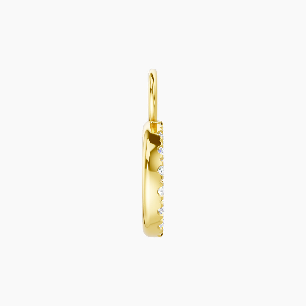 Sulis | 18k Yellow Gold 8 mm Diamond Charm