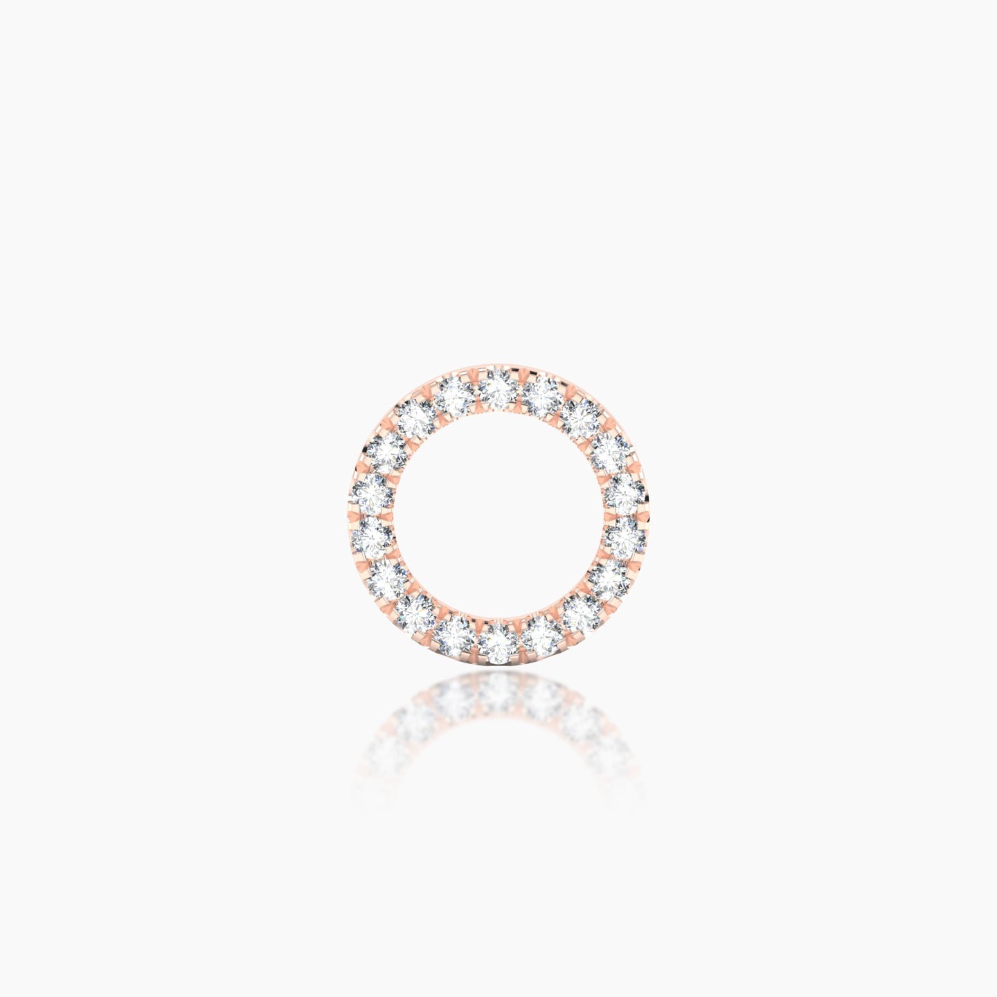 Sulis | 18k Rose Gold 8 mm Diamond Piercing