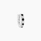 Terra | Black Diamond & Diamond Hoop Piercing