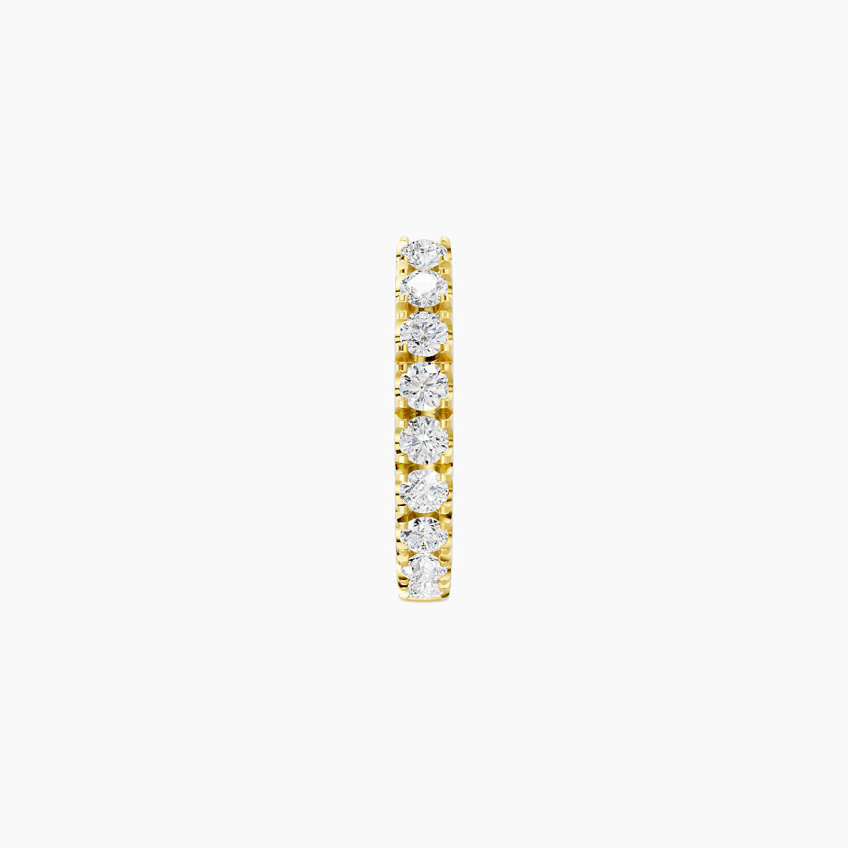 Terra | 18k Yellow Gold 6.5 mm Diamond Nose Ring Piercing