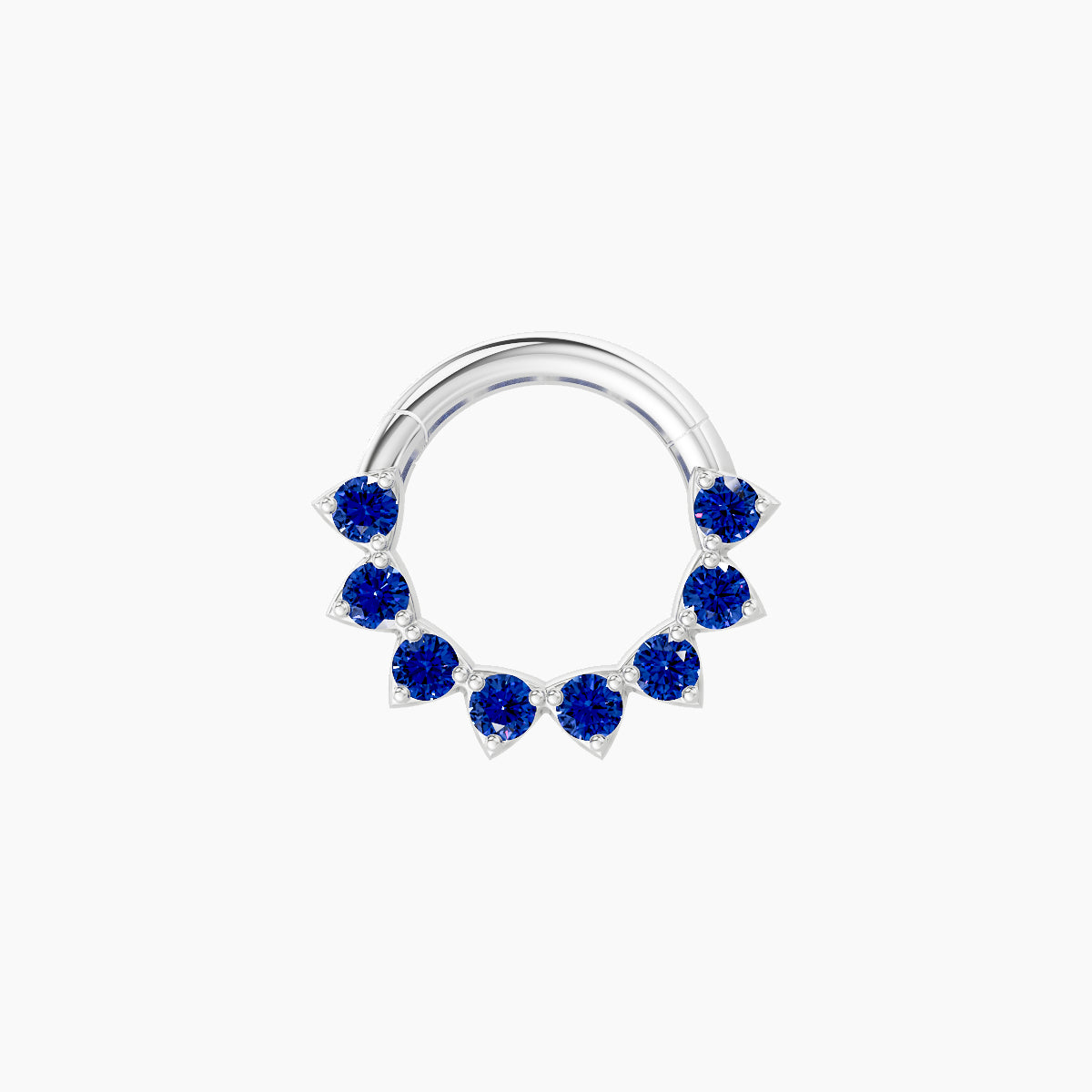 Uma | 18k White Gold 6.5 mm Sapphire Septum Piercing