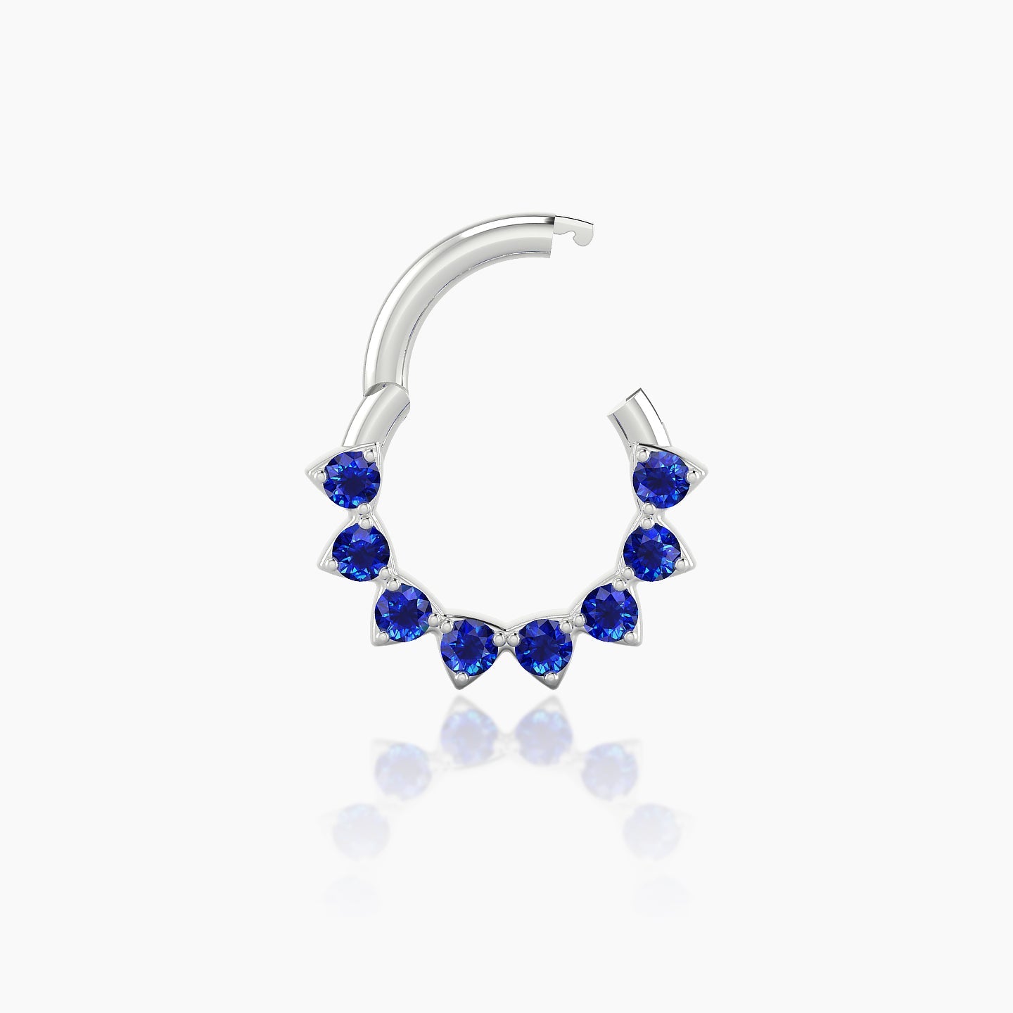 Uma | 18k White Gold 6.5 mm Sapphire Septum Piercing