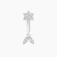 Vela | Piercing Rook Fleur Diamant