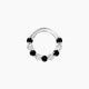 Vesta | Black Diamond & Diamond Daith Piercing