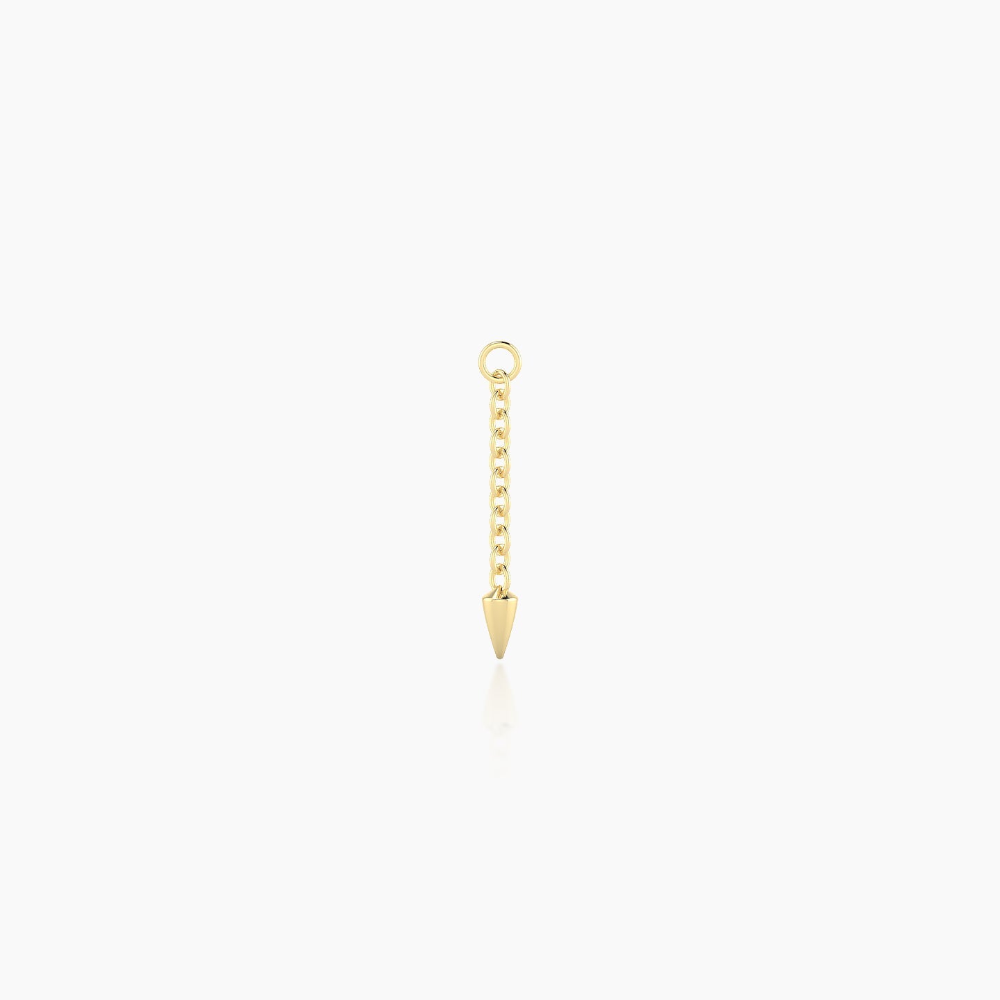 Xuan | 18k Yellow Gold 12 mm Spike Chain Charm