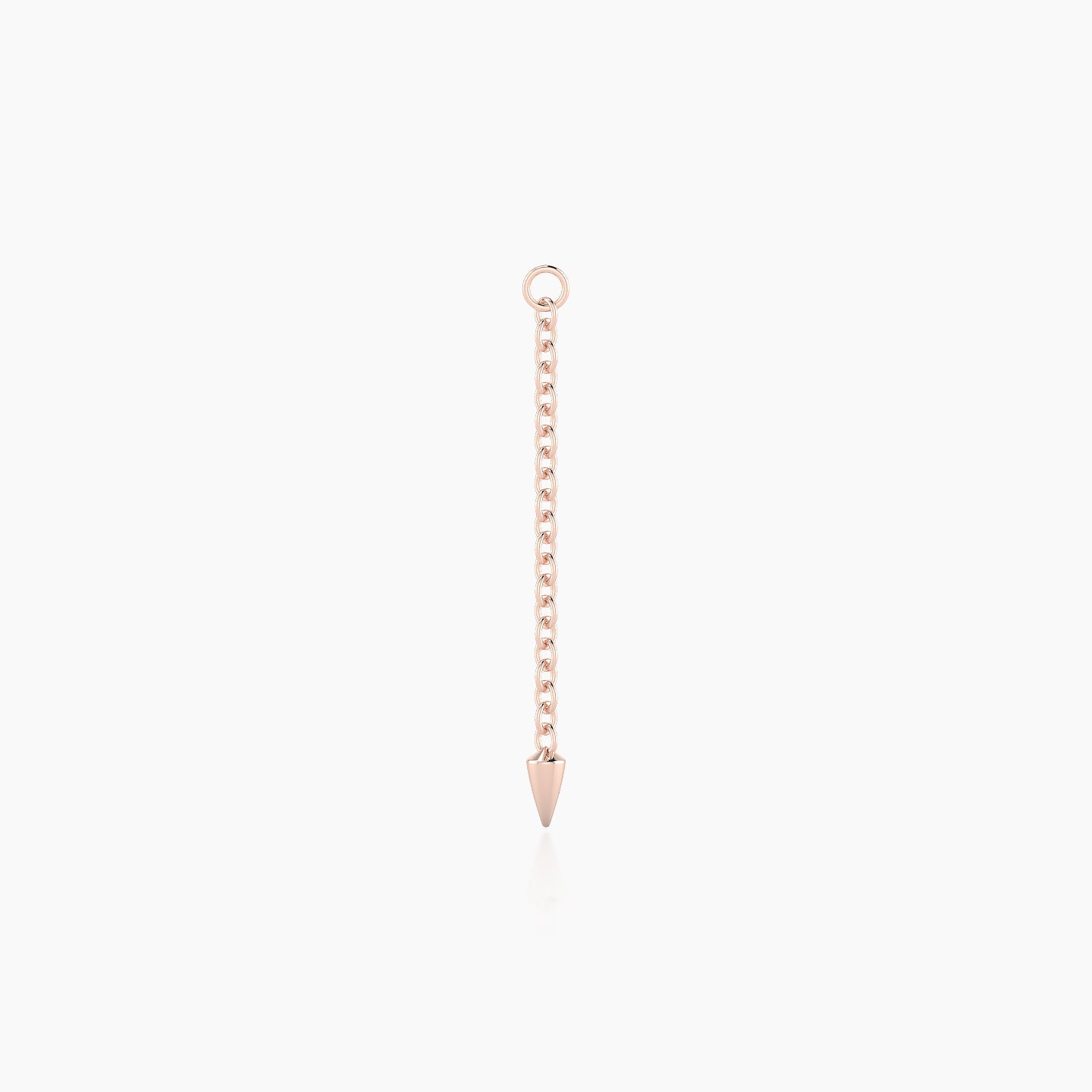 Xuan | 18k Rose Gold 20 mm Spike Chain Charm