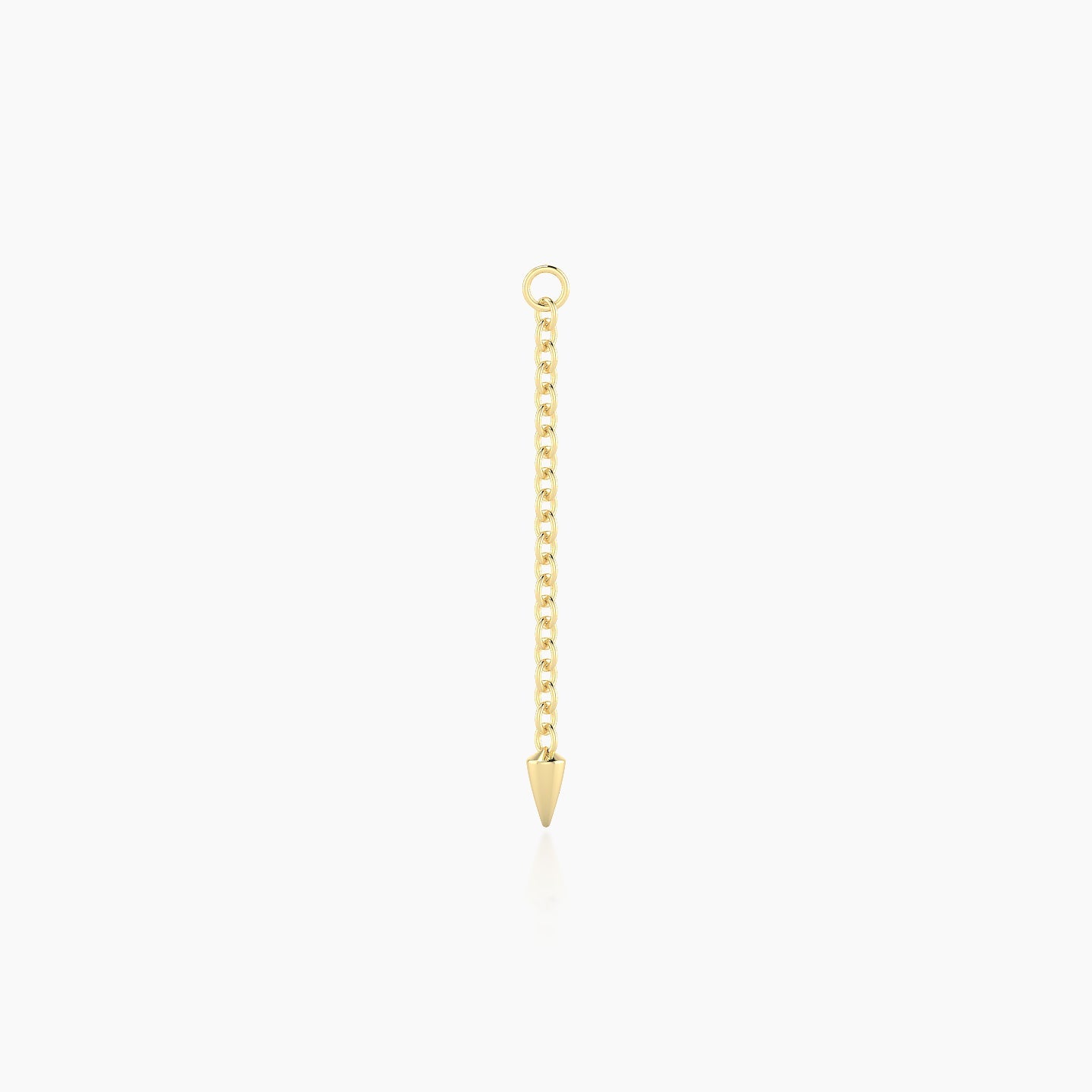 Xuan | 18k Yellow Gold 20 mm Spike Chain Charm