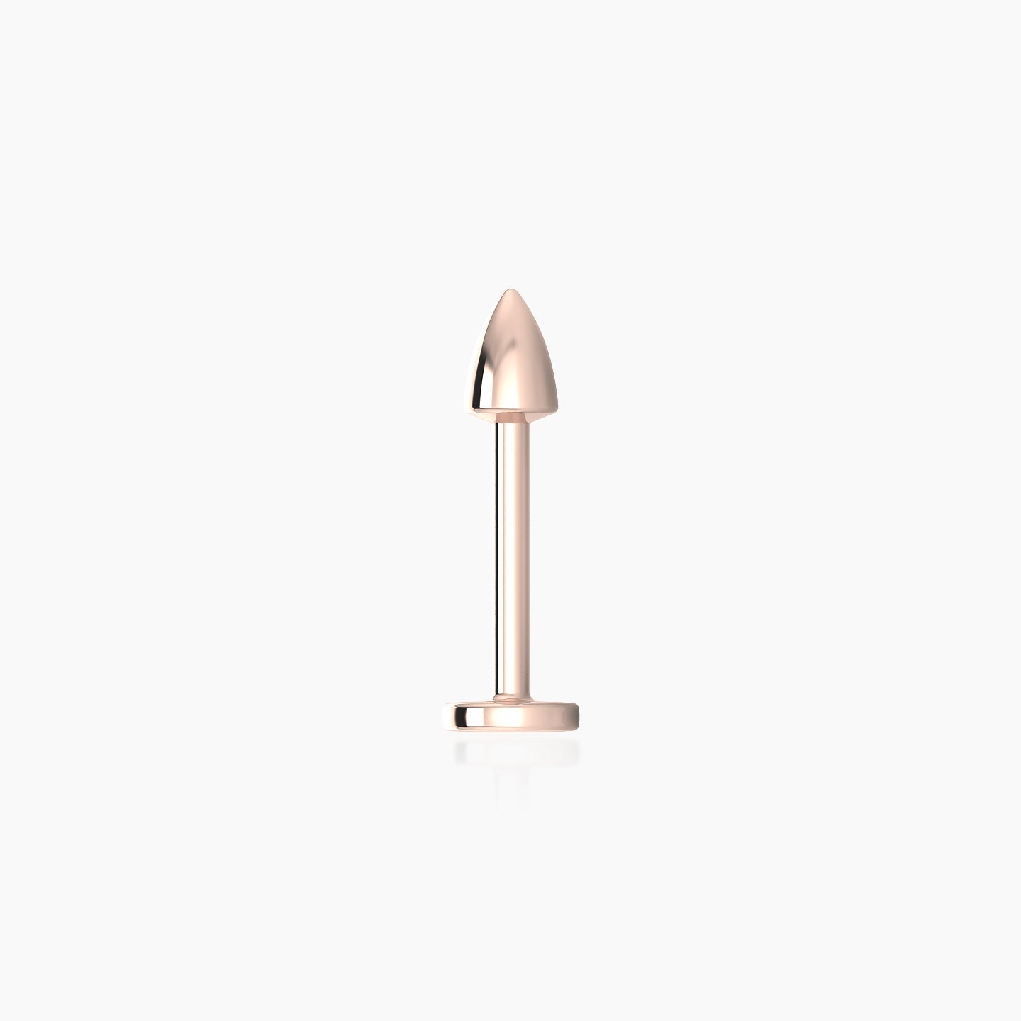 Xuan | 18k Rose Gold 3.5 x 2.5 mm 5 mm Spike  Piercing