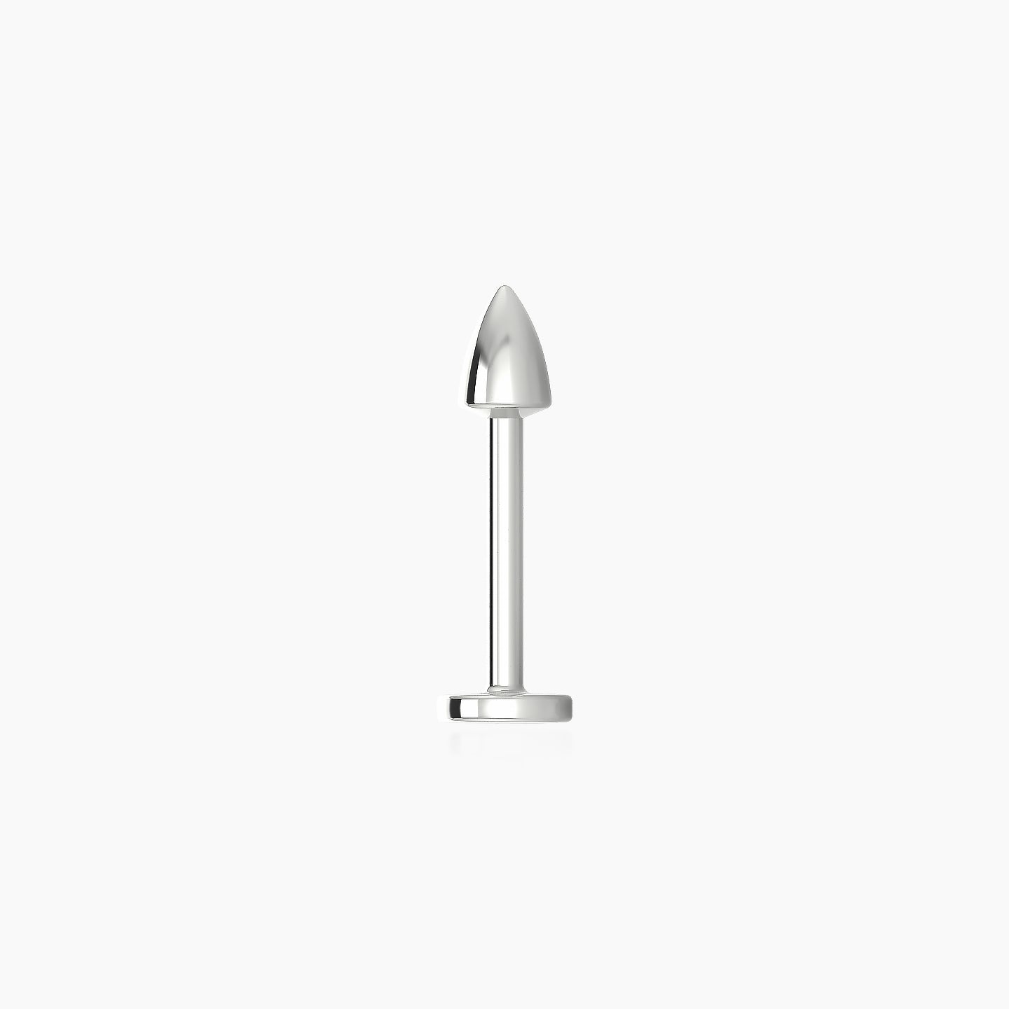 Xuan | 18k White Gold 3.5 x 2.5 mm 5 mm Spike  Piercing