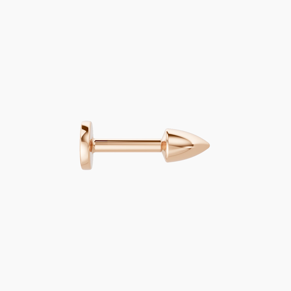 Xuan | 18k Rose Gold 3.5 x 2.5 mm 5 mm Spike Piercing