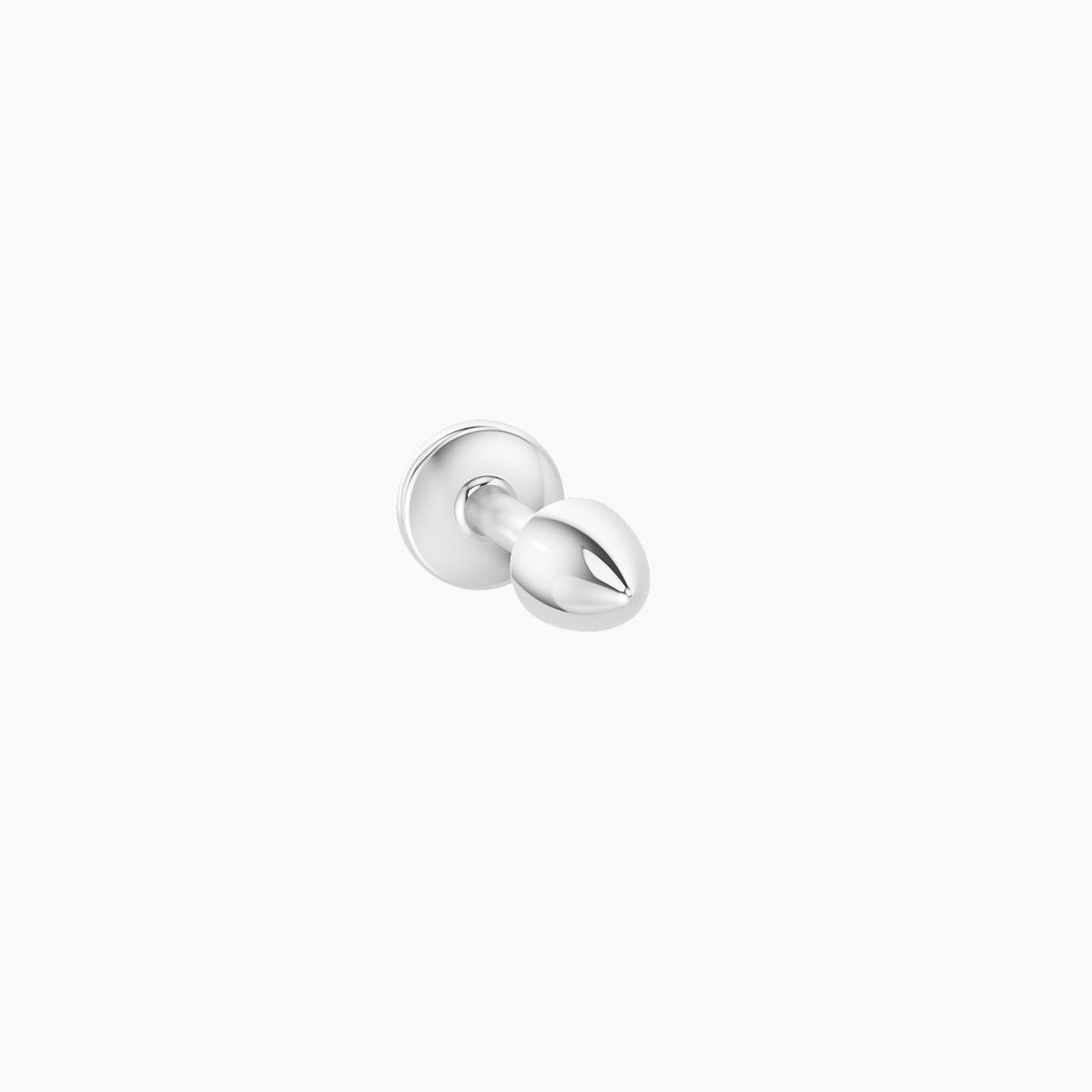 Xuan | 18k White Gold 3.5 x 2.5 mm 5 mm Spike Piercing